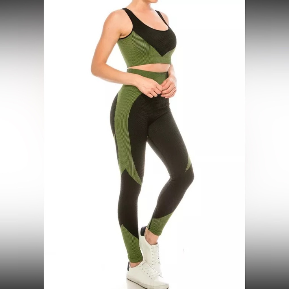 women's seamless bra set fitness hip lifting Yoga Pants women's yoga two pieces